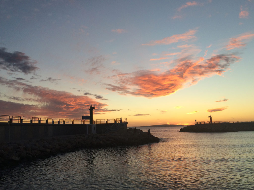 Ja, postkartenkitschig, ich weiß. Aber so war's ...